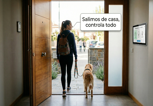 Sin preocuparte al salir de casa