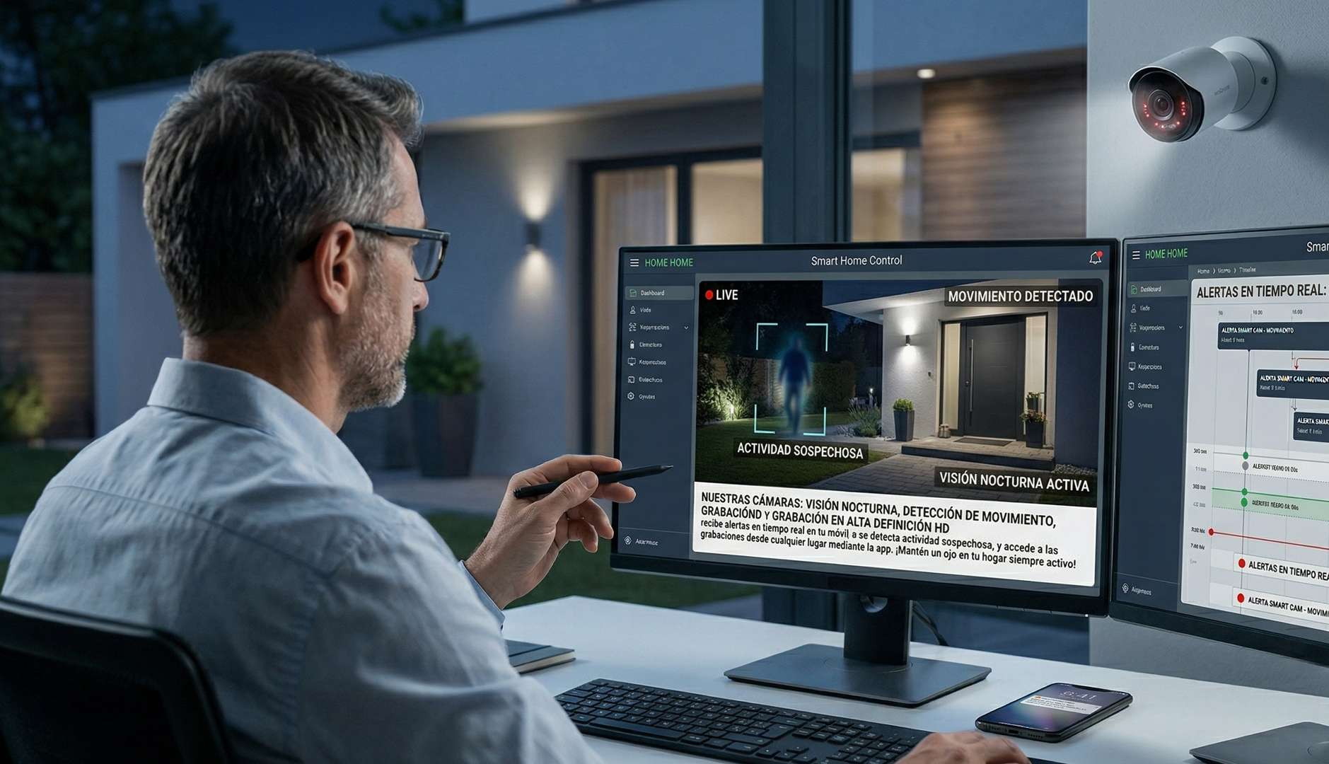 Vigilancia 24/7 con Cámaras Inteligentes